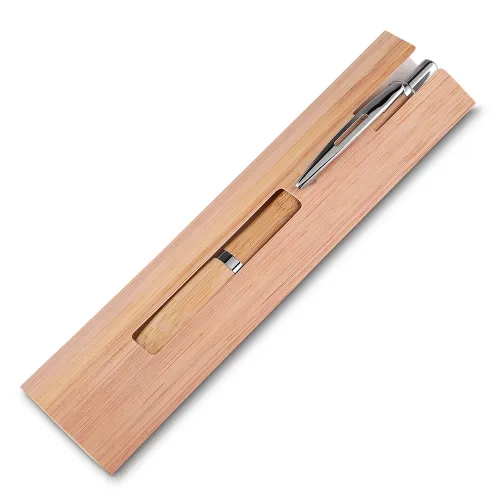 Caneta Ecológica de Bambu com Estojo-14664