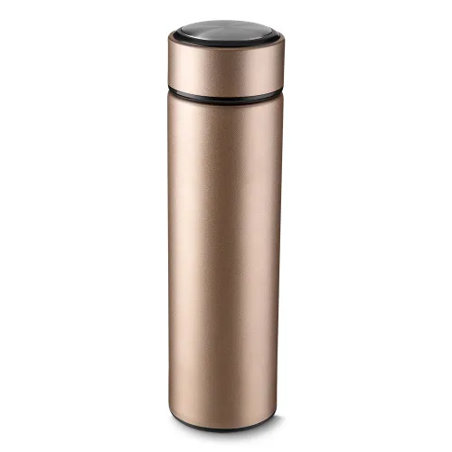 Garrafa Inox 450 ml com Infusor DOURADO-14703-DOU Garrafa Inox 450 ml com Infusor DOURADO-14703-DOU