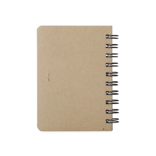 Caderno Kraft com Porta Caneta-14837