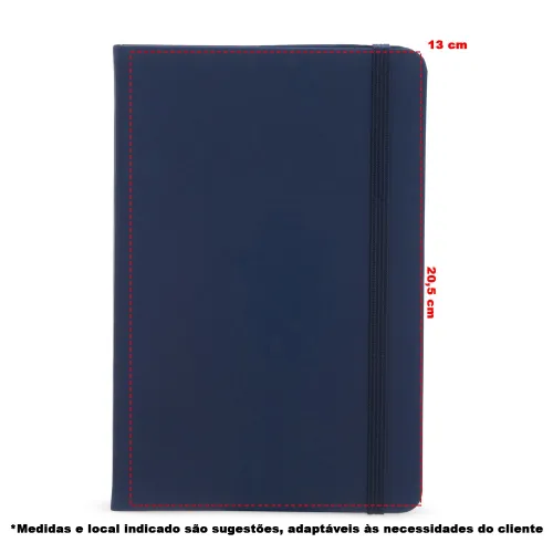Caderneta Couro Sintético-14917S