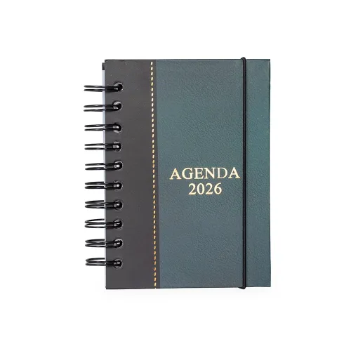 Agenda Diária 2026 Wire-O-15352-VD