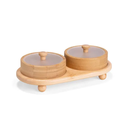 Conjunto Potes Bambu 2 Peças-15443