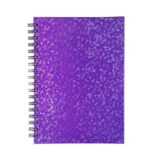 Caderno Holográfico Com Pauta-15466A