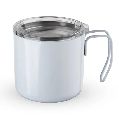 Caneca Inox Parede Dupla 350ml-18625-BCO