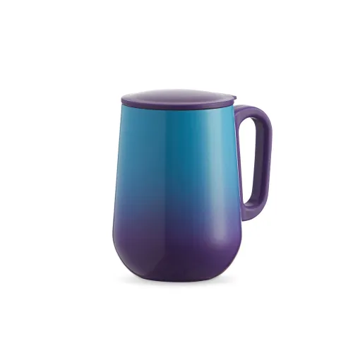 Caneca Bicolor Parede Dupla 250ml-18720-ROX Caneca Bicolor Parede Dupla 250ml-18720-ROX