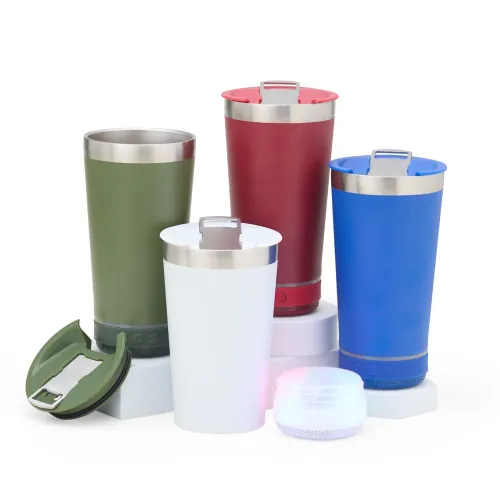 Copo Térmico 400ml com Caixa de Som-18749