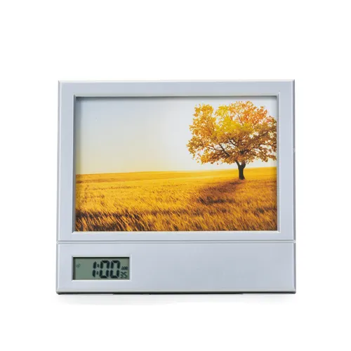 #Porta Retrato com Relógio e Porta Caneta-01935