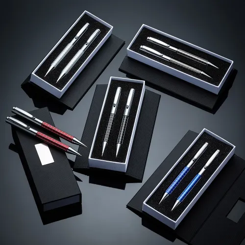 Conjunto Caneta e Lapiseira Metal-201PAR