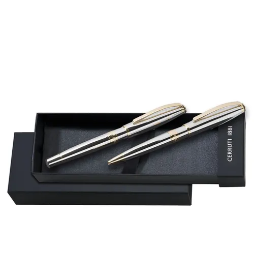 Conjunto de caneta tinteiro e esferográfica-42040
