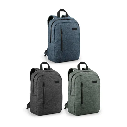 SHADES PLATE. Mochila para notebook 14 em 600D de alta densidade com placa para personalização 12 L-52170