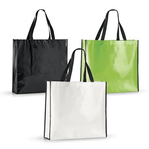 MEMPHIS. Sacola em non-woven laminado (120 g/m²) com laminação brilhante-52856