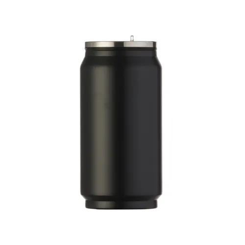 #Squeeze Metal Latinha Fosco 275ml PRETO-P@05618F-PRE