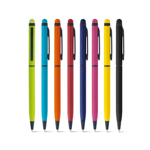 MIRO. Esferográfica em alumínio com escrita em azul-91444