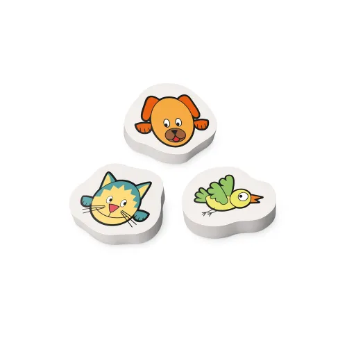 TRITON. Conjunto com 3 borrachas-91934