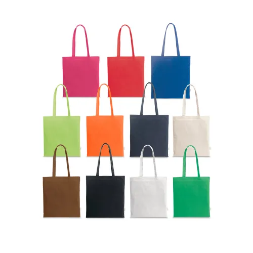 CAIRO. Sacola em 70% algodão reciclado e 30% poliéster reciclado (180 g/m²) sem tingimento-92084