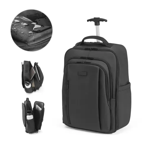 SEVILLE. Mochila trolley em 900D com revestimento resistente à água, com bolso para 17 3 28 L-92319