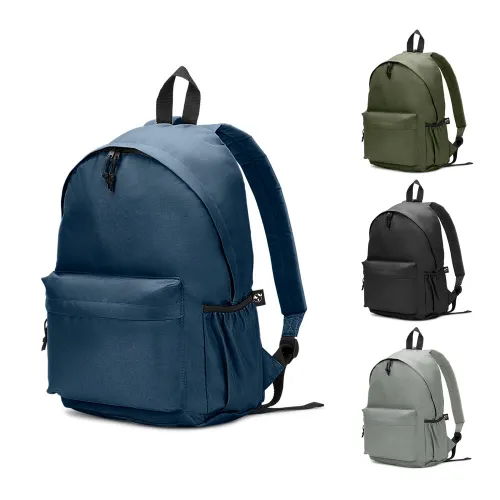 ROSARIO. Mochila em poliéster reciclado 600D com bolso frontal espaçoso 18 L-92375