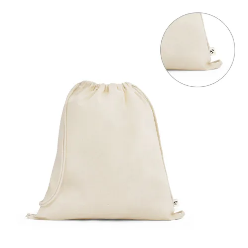 BELIZE. Sacola tipo mochila 100% algodão orgânico (140 g/m²)-92527