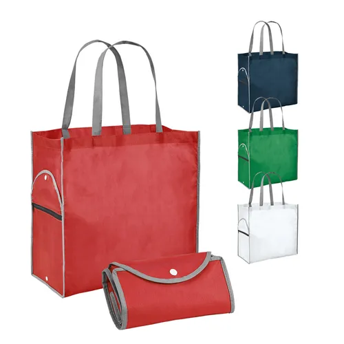 PERTINA. Sacola dobrável em non-woven (80 g/m²) com alças-92998