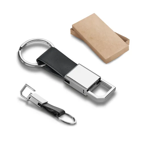 BOURCHIER. Chaveiro em c.sintético e metal com mosquetão-93363