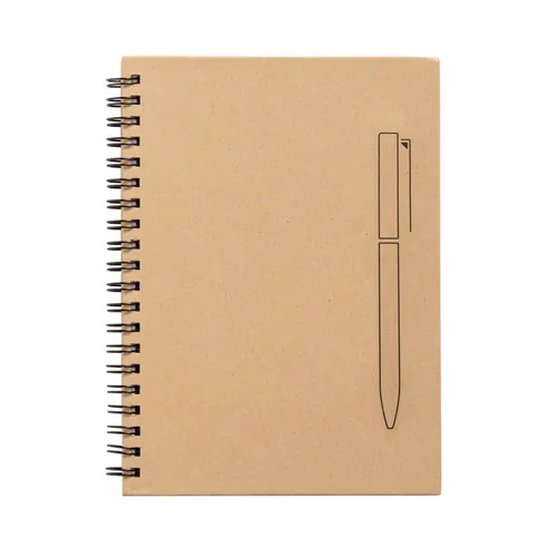 Caderno Kraft com Papel Pedra-FB-93419