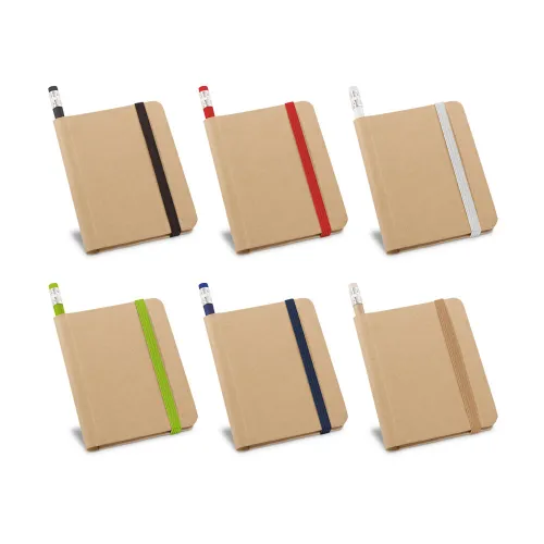 BRONTE. Caderno A7 em cartão com páginas lisas-93422