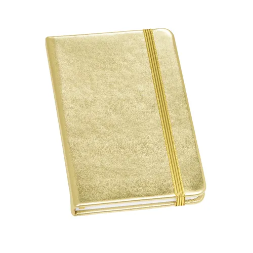 Caderno capa dura Personalizado Dourado satinado-93787-DS