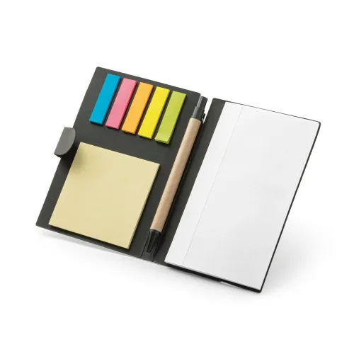 COOPER. 6 blocos adesivados com páginas lisas e esferográfica em papel kraft-93791-103 COOPER. 6 blocos adesivados com páginas lisas e esferográfica em papel kraft-93791-103