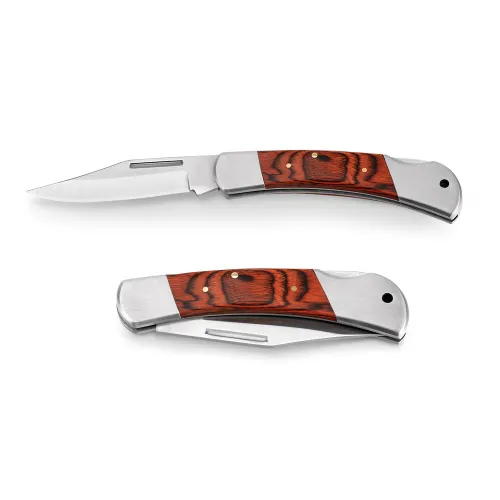 FALCON II. Canivete em aço inox e madeira-94031
