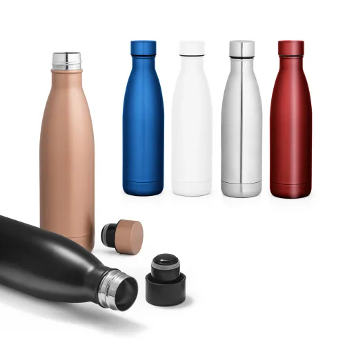 BUFFON. Garrafa em aço inox de parede dupla térmica, isolada a vácuo 500 mL-94078