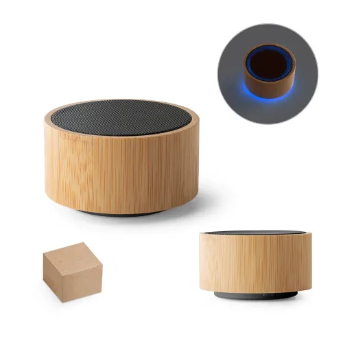 ARBER. Caixa de som portátil em bambu e ABS-97125
