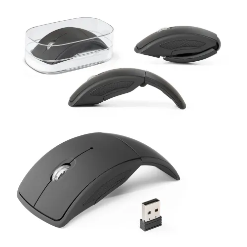ALENCAR. Mouse wireless dobrável 2 4G. em ABS-97399
