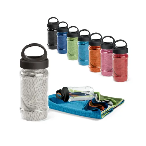 ARTX PLUS. Conjunto composto toalha e garrafa em poliamida e poliéster com garrafa-99967