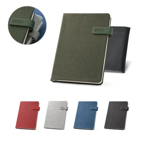 ANDRESEN A5. Agenda em PET reciclado (100% rPET)-66201