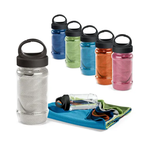 ARTX PLUS. Conjunto composto toalha e garrafa em poliamida e poliéster com garrafa-99967