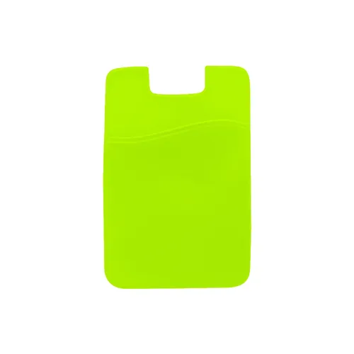 Adesivo Porta Cartão Emborrachado para Celular VERDE CLARO-13935-VDC Adesivo Porta Cartão Emborrachado para Celular VERDE CLARO-13935-VDC