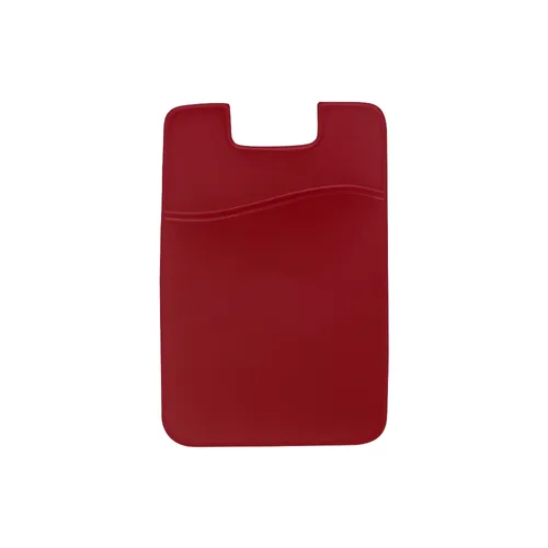 Adesivo Porta Cartão Emborrachado para Celular VERMELHO-13935-VM Adesivo Porta Cartão Emborrachado para Celular VERMELHO-13935-VM