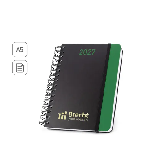 Agenda A5 em papel 100% reciclado e acabamento mate-66107