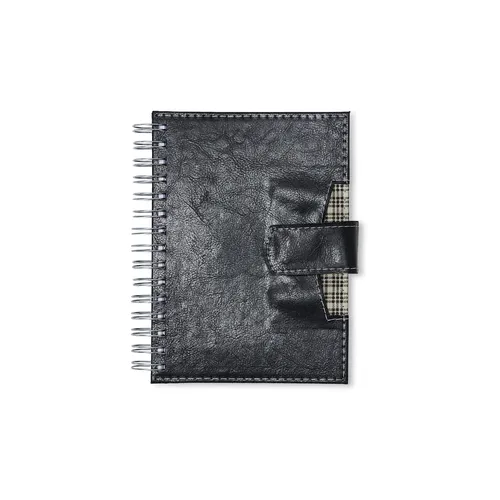 #Agenda Diária Wire-o 2023 com Fecho e Suporte pra Caneta-14797-PRE