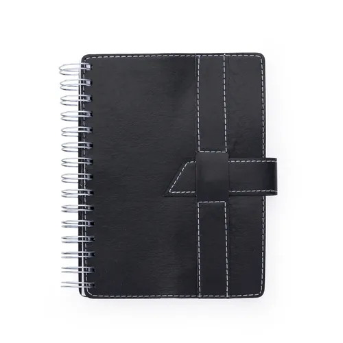 #Agenda Wire-o com Fecho e Suporte para Caneta-13693