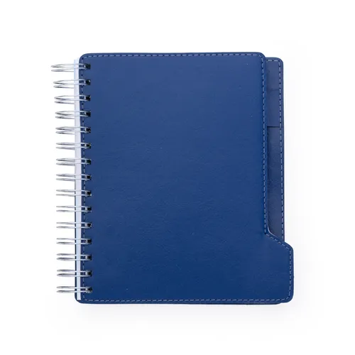 #Agenda Wire-o com Suporte para Caneta-13118-AZU #Agenda Wire-o com Suporte para Caneta-13118-AZU