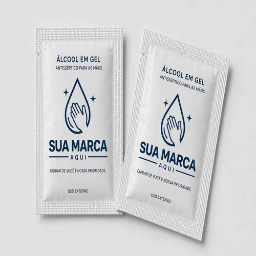 Alcool em Gel em Sachê Personalizado-APAalcoolemgelsache
