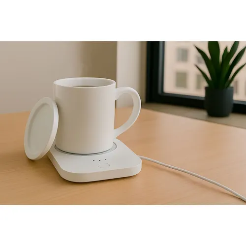 Aquecedor de Caneca (c/caneca inclusa) e Carregador Wireless 15W. -BG187
