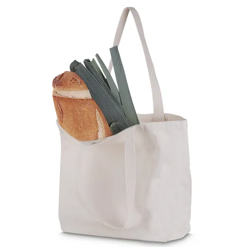 Sacola em Algodão 280g/m² (40x38x10cm)-BAC004P