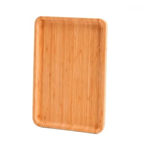 BANDEJA EM BAMBU PARA SERVIR - 28X20CM-BT-02823