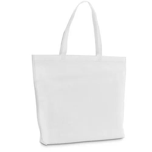 BEACON. Sacola em non-woven (80 g/m²) BRANCO-92905-BRA