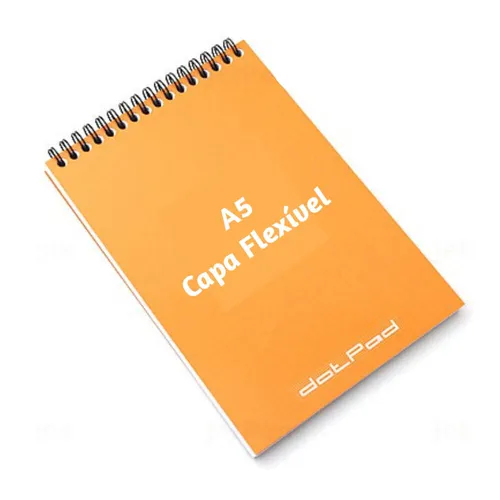 Bloco de Notas Capa Mole A5-FB-BNA5W