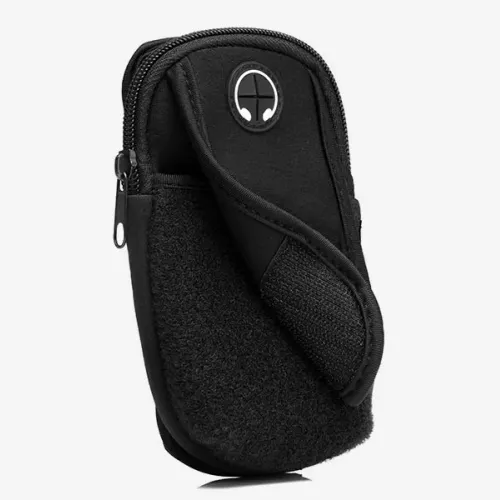BRAÇADEIRA PARA CELULAR EM NEOPRENE - PRETO-IN-00511-PRE