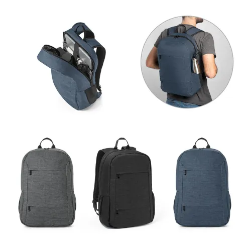 BUSINESS. Mochila para notebook portátil em 300D poliéster reciclado (100% rPET) 156"-92098