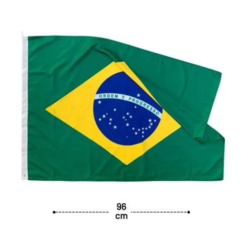 Bandeira do Brasil 96x63cm de Poliéster -Bandeira006